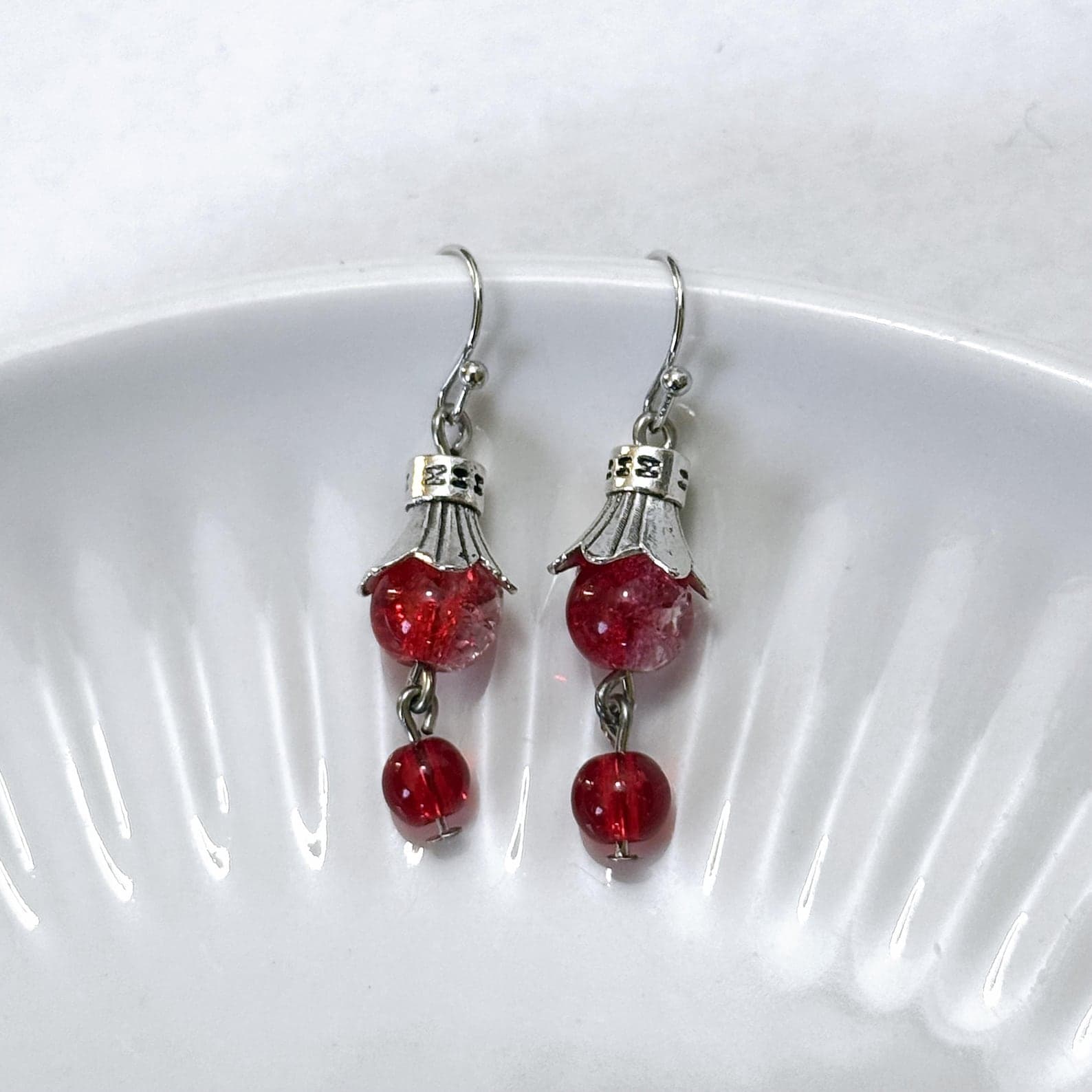 Ruby Lantern Dangle