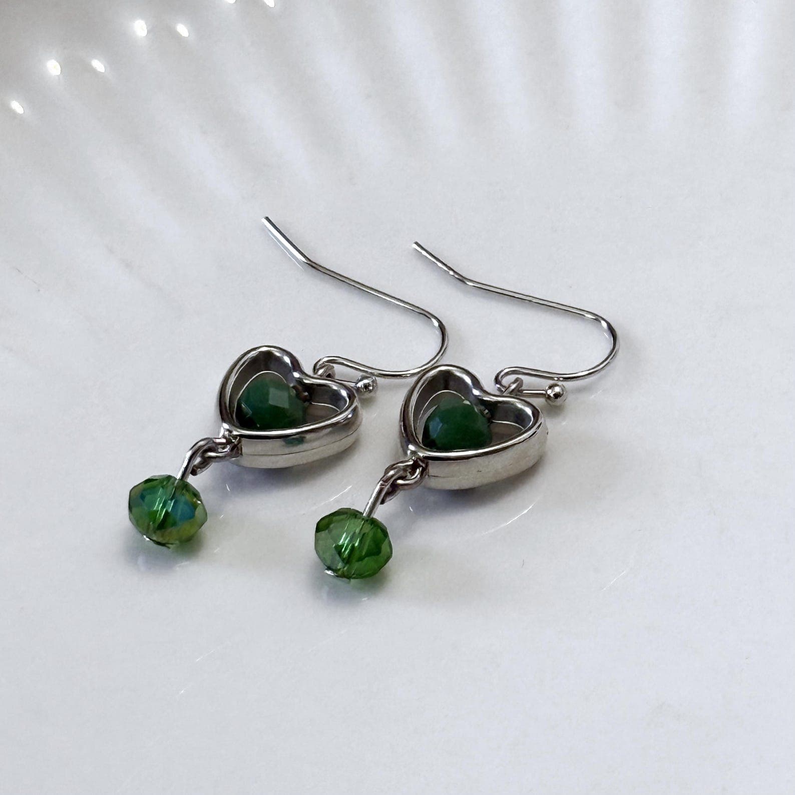 Shamrock Heart Dangle